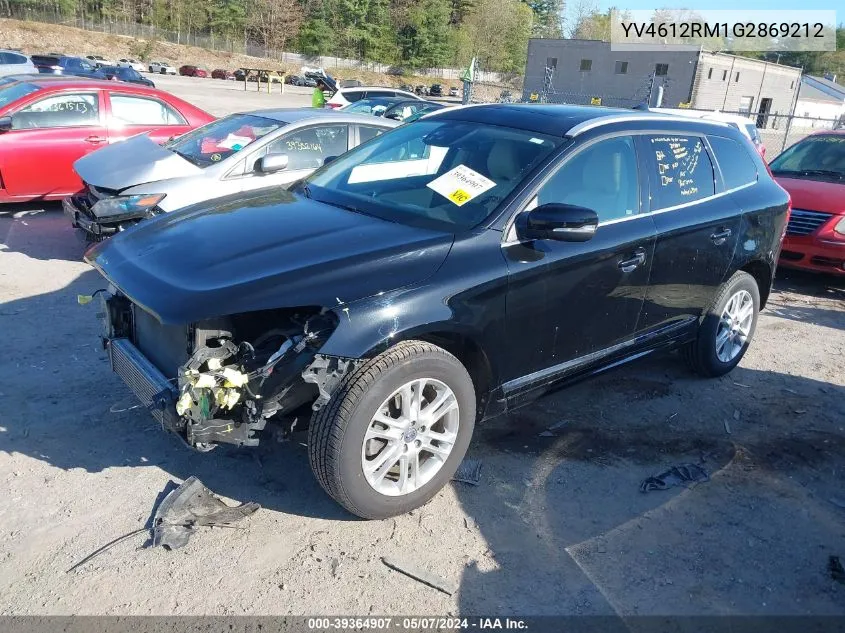 YV4612RM1G2869212 2016 Volvo Xc60 T5 Platinum