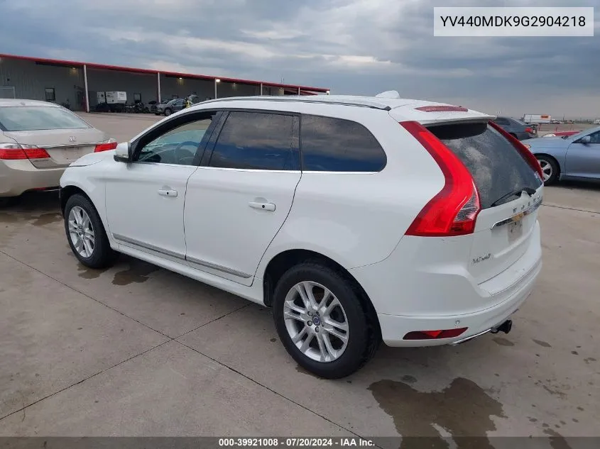 YV440MDK9G2904218 2016 Volvo Xc60 T5 Drive-E Premier