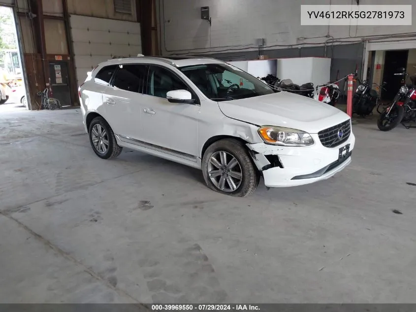 2016 Volvo Xc60 T5 Premier VIN: YV4612RK5G2781973 Lot: 39969550