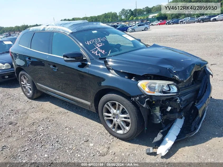 YV4612RK4G2895950 2016 Volvo Xc60 T5 Premier