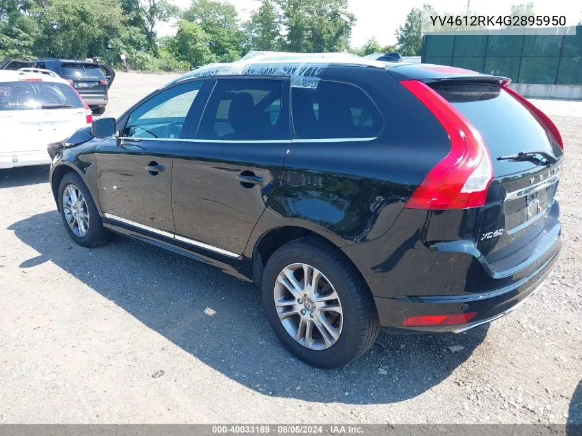 YV4612RK4G2895950 2016 Volvo Xc60 T5 Premier