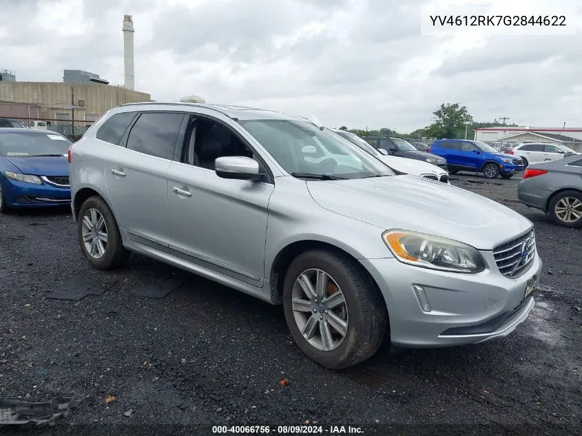 2016 Volvo Xc60 T5 Premier VIN: YV4612RK7G2844622 Lot: 40066756