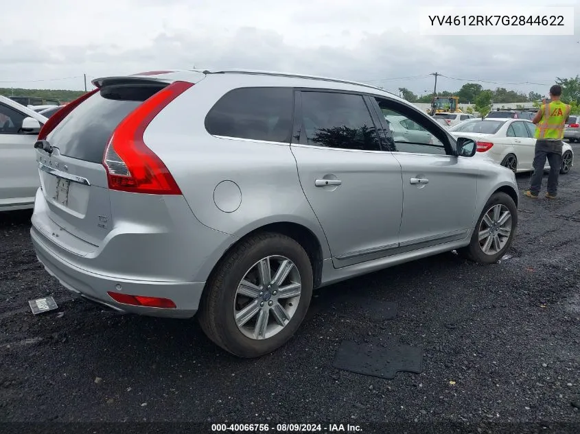 2016 Volvo Xc60 T5 Premier VIN: YV4612RK7G2844622 Lot: 40066756