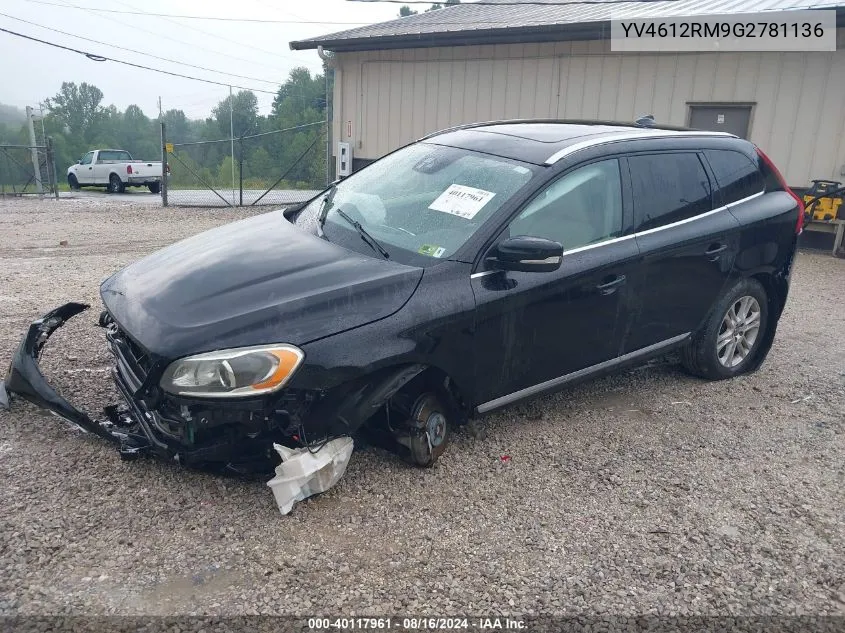 2016 Volvo Xc60 T5 Platinum VIN: YV4612RM9G2781136 Lot: 40117961