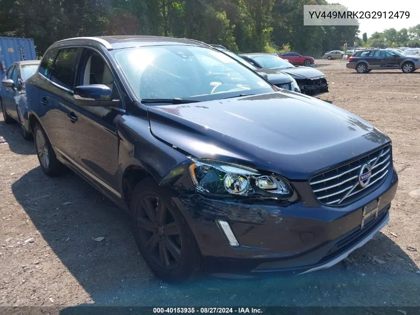 YV449MRK2G2912479 2016 Volvo Xc60 T6 Drive-E