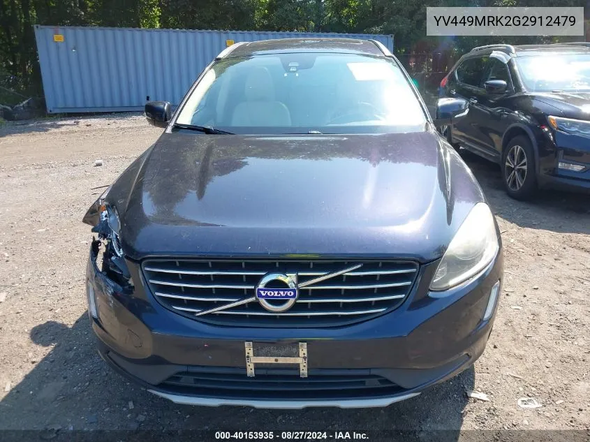 YV449MRK2G2912479 2016 Volvo Xc60 T6 Drive-E