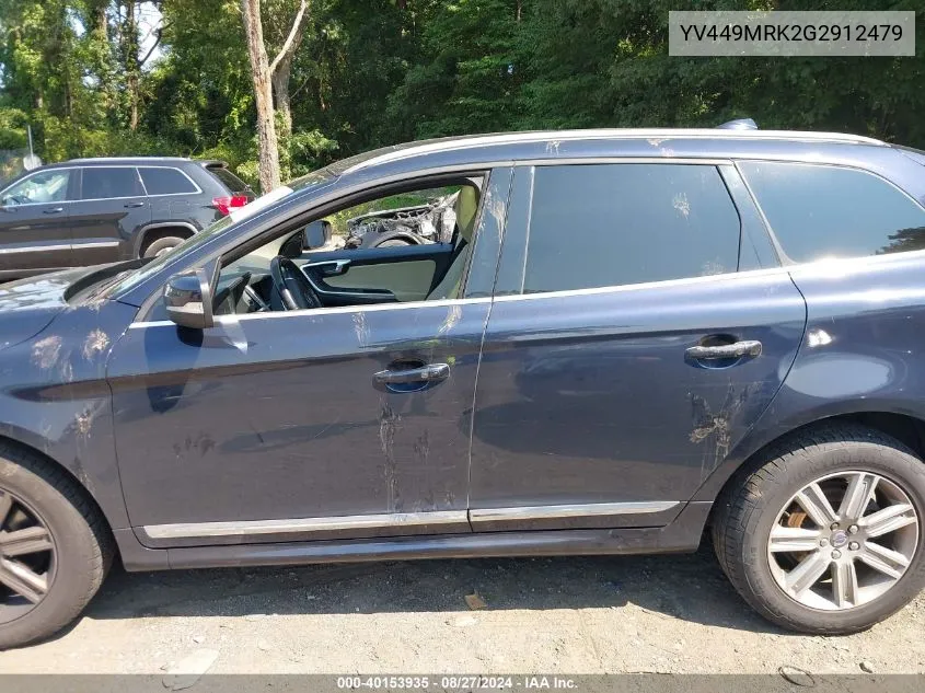 YV449MRK2G2912479 2016 Volvo Xc60 T6 Drive-E