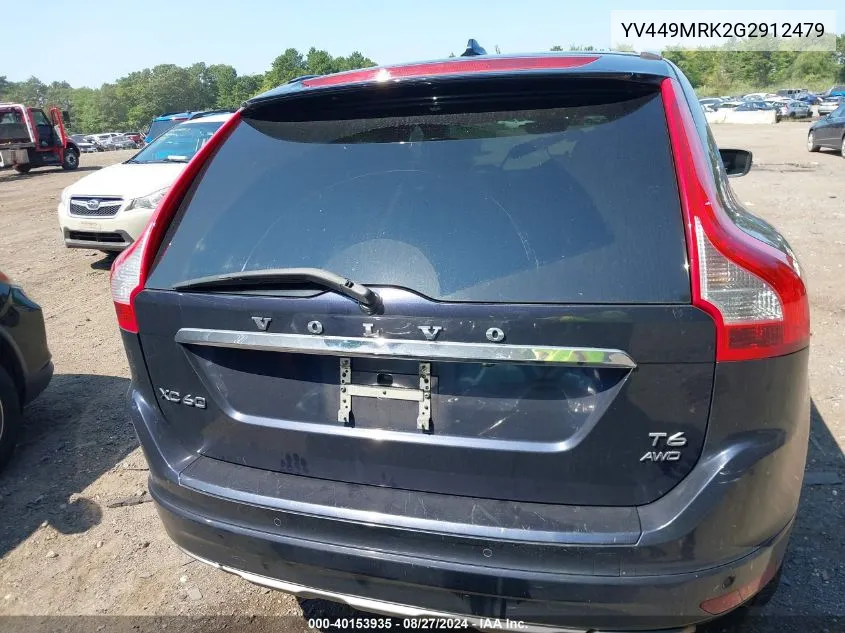 YV449MRK2G2912479 2016 Volvo Xc60 T6 Drive-E