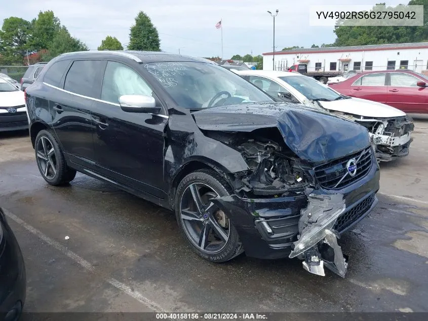 YV4902RS6G2795042 2016 Volvo Xc60 T6 R-Design Platinum