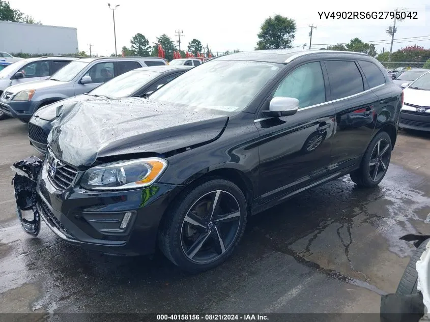 YV4902RS6G2795042 2016 Volvo Xc60 T6 R-Design Platinum