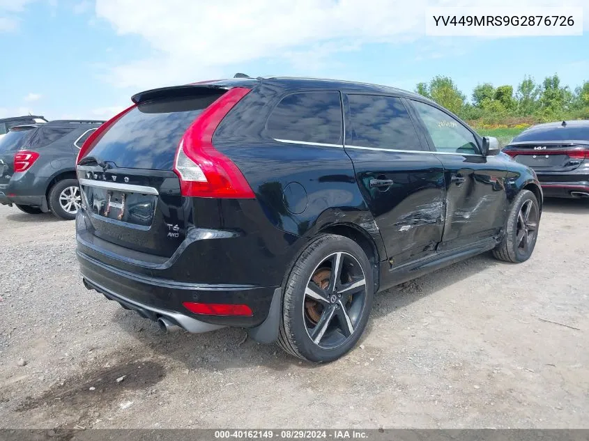 YV449MRS9G2876726 2016 Volvo Xc60 T6 Drive-E R-Design Platinum