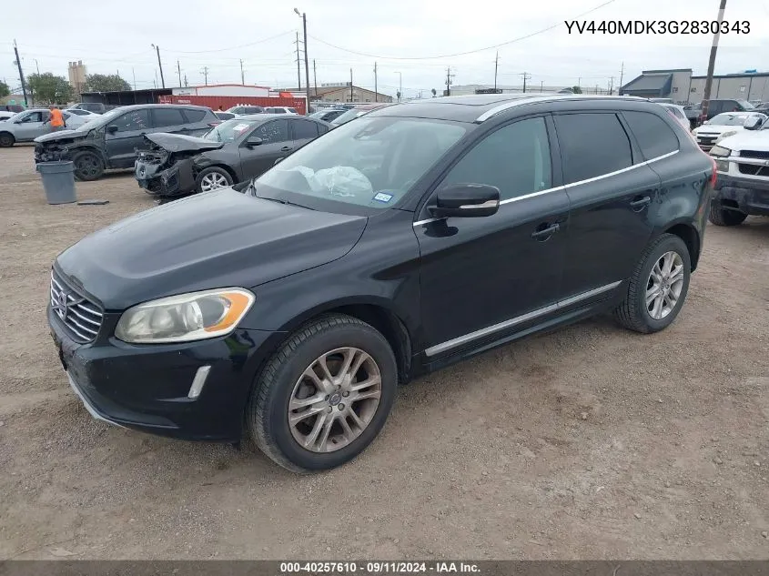 2016 Volvo Xc60 T5 Drive-E Premier VIN: YV440MDK3G2830343 Lot: 40257610