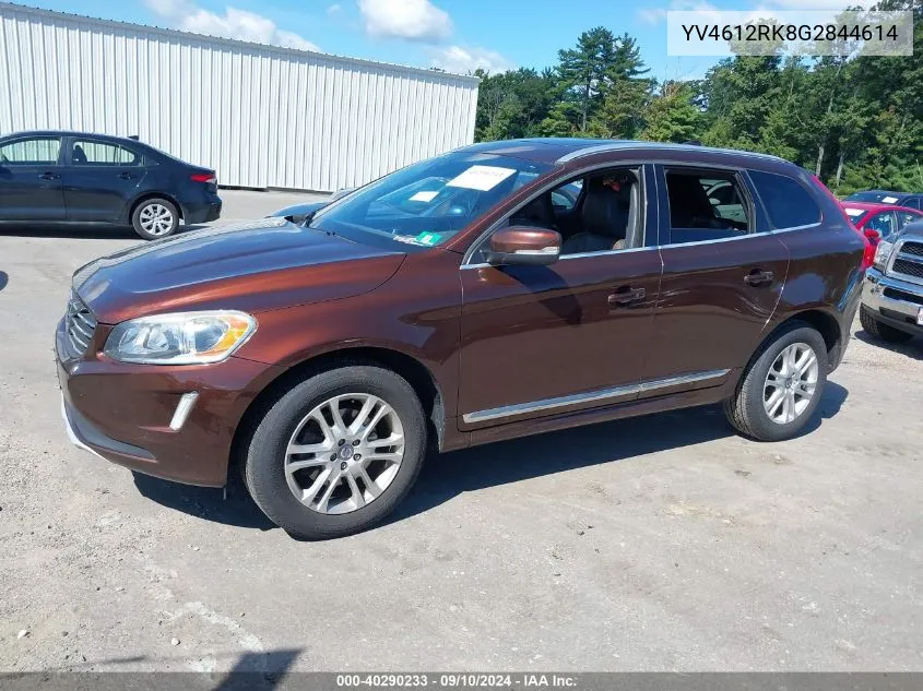 2016 Volvo Xc60 T5 Premier VIN: YV4612RK8G2844614 Lot: 40290233