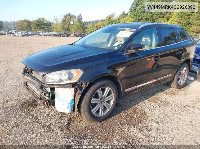 YV449MRK4G2926092 2016 Volvo Xc60 T6 Drive-E