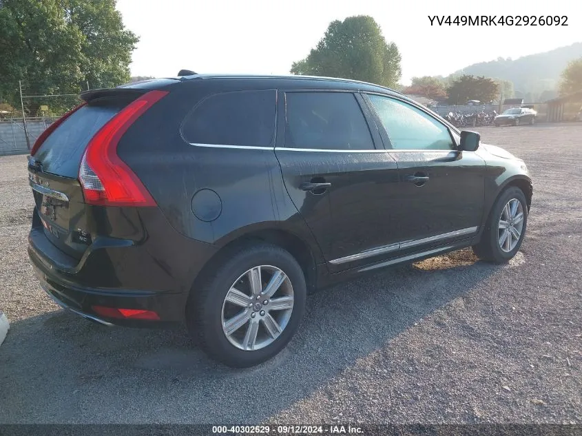 YV449MRK4G2926092 2016 Volvo Xc60 T6 Drive-E