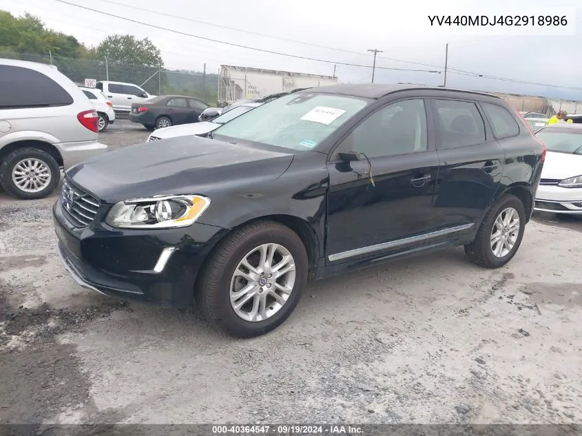 2016 Volvo Xc60 T5 Drive-E VIN: YV440MDJ4G2918986 Lot: 40364547