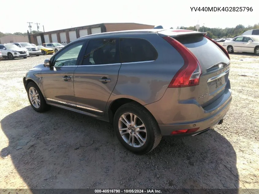 2016 Volvo Xc60 T5 Drive-E Premier VIN: YV440MDK4G2825796 Lot: 40516790