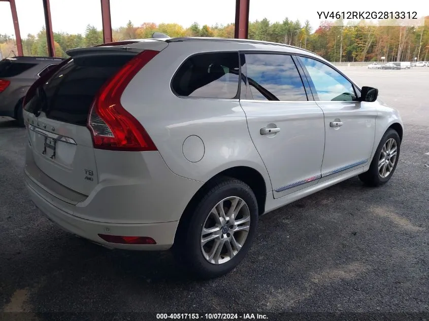 2016 Volvo Xc60 T5 Premier VIN: YV4612RK2G2813312 Lot: 40517153