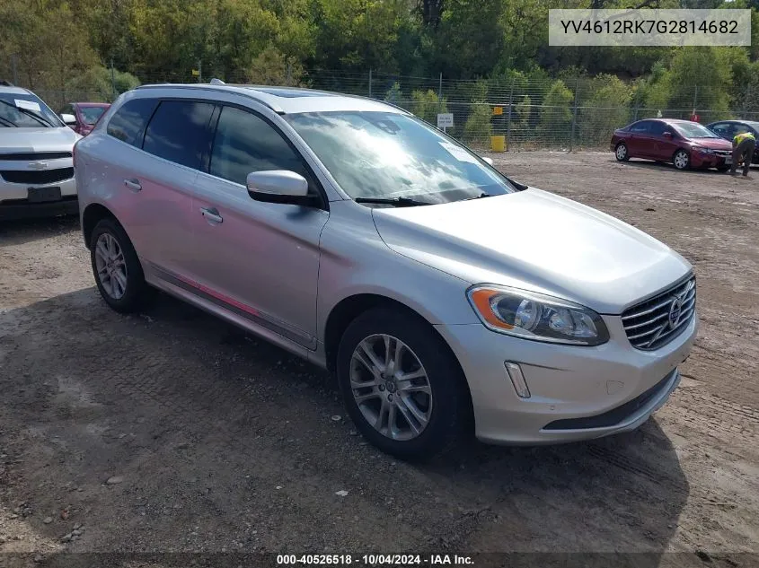 YV4612RK7G2814682 2016 Volvo Xc60 T5 Premier