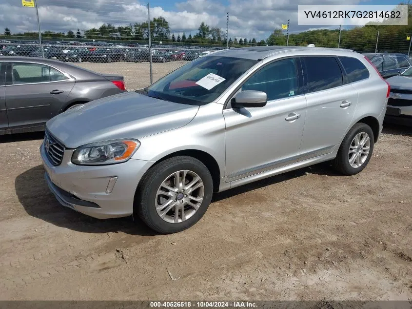 YV4612RK7G2814682 2016 Volvo Xc60 T5 Premier