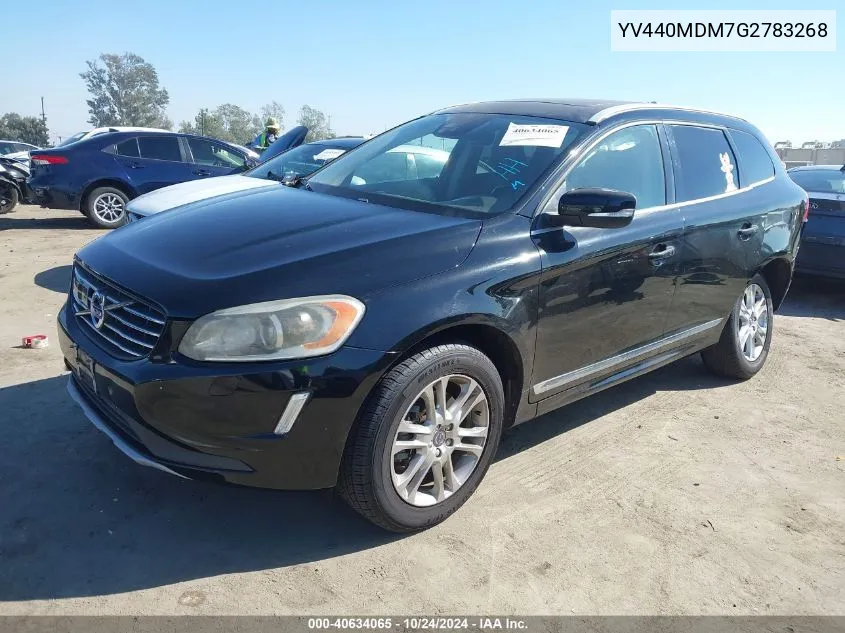 2016 Volvo Xc60 T5 Drive-E Platinum VIN: YV440MDM7G2783268 Lot: 40634065