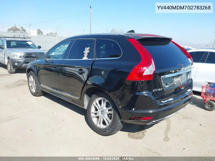 2016 Volvo Xc60 T5 Drive-E Platinum VIN: YV440MDM7G2783268 Lot: 40634065