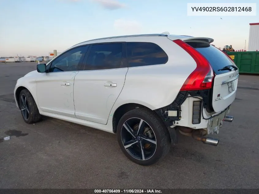 2016 Volvo Xc60 T6 R-Design Platinum VIN: YV4902RS6G2812468 Lot: 40756409