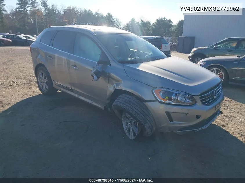 2016 Volvo Xc60 T6 Platinum VIN: YV4902RMXG2779962 Lot: 40798545