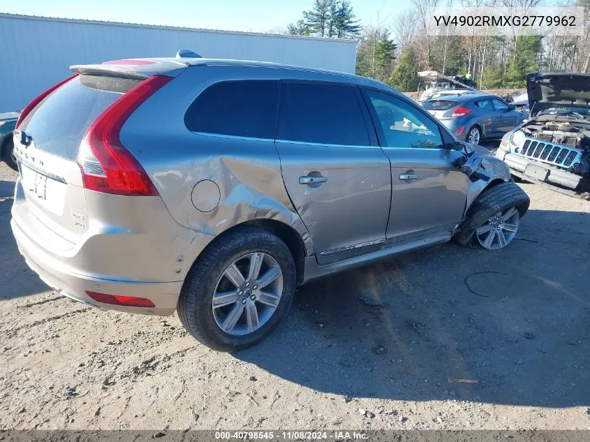 2016 Volvo Xc60 T6 Platinum VIN: YV4902RMXG2779962 Lot: 40798545