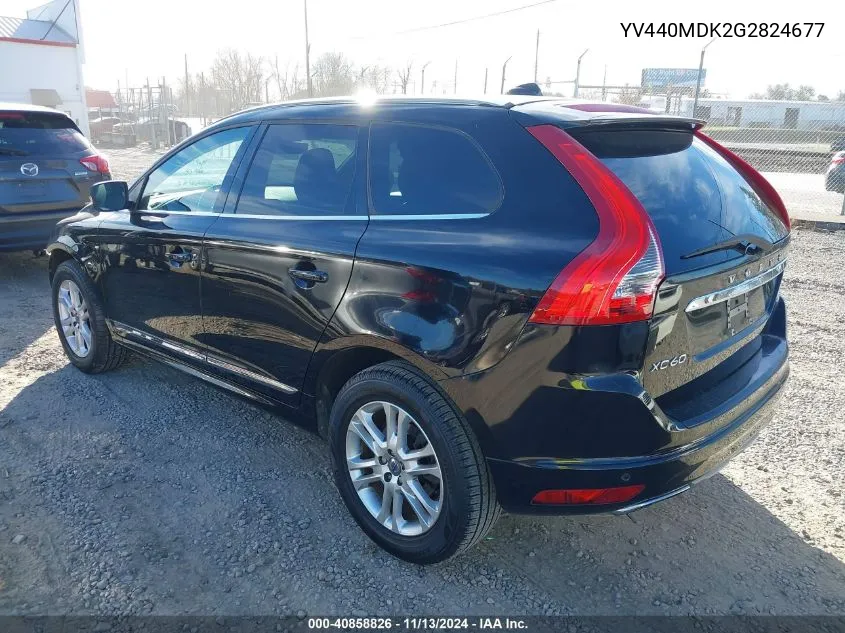 2016 Volvo Xc60 T5 Drive-E Premier VIN: YV440MDK2G2824677 Lot: 40858826