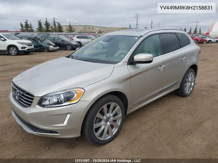 YV449MRK8H2158831 2017 Volvo Xc60