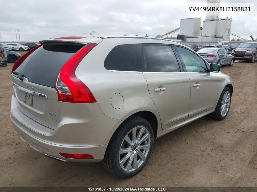 YV449MRK8H2158831 2017 Volvo Xc60