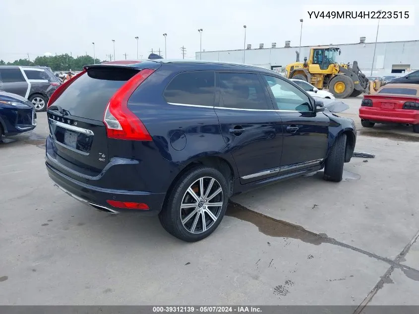 YV449MRU4H2223515 2017 Volvo Xc60 T6 Inscription