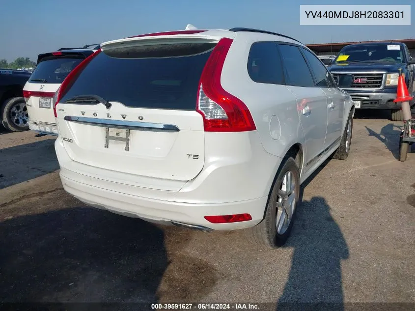 2017 Volvo Xc60 T5 VIN: YV440MDJ8H2083301 Lot: 39591627