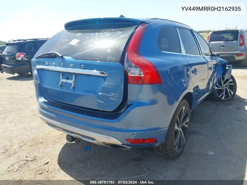 YV449MRR0H2162935 2017 Volvo Xc60 T6 Dynamic