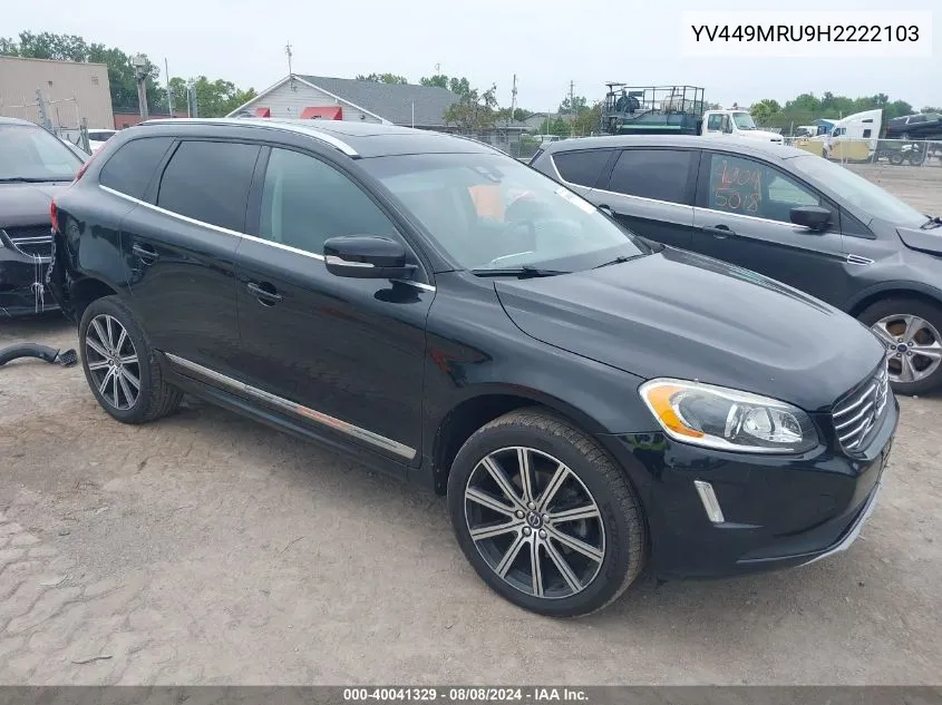 YV449MRU9H2222103 2017 Volvo Xc60 T6 Inscription