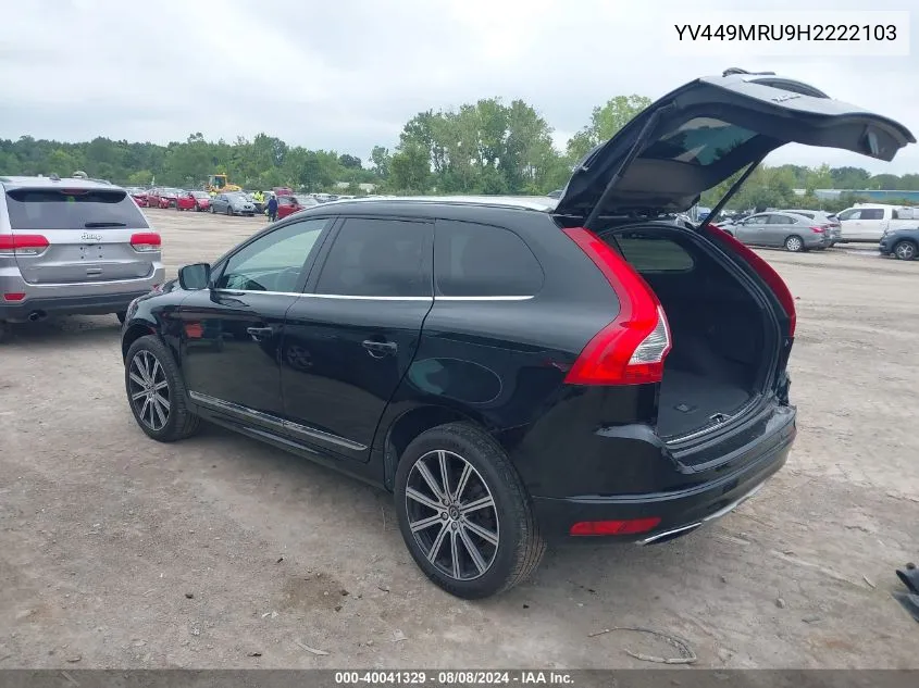 YV449MRU9H2222103 2017 Volvo Xc60 T6 Inscription