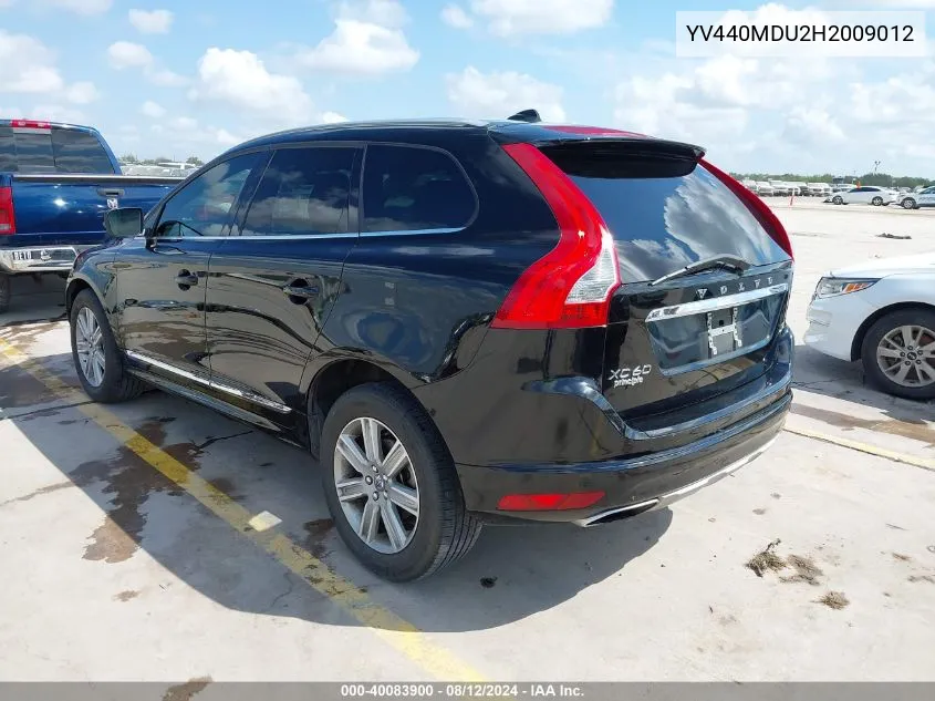 2017 Volvo Xc60 T5 Inscription VIN: YV440MDU2H2009012 Lot: 40083900