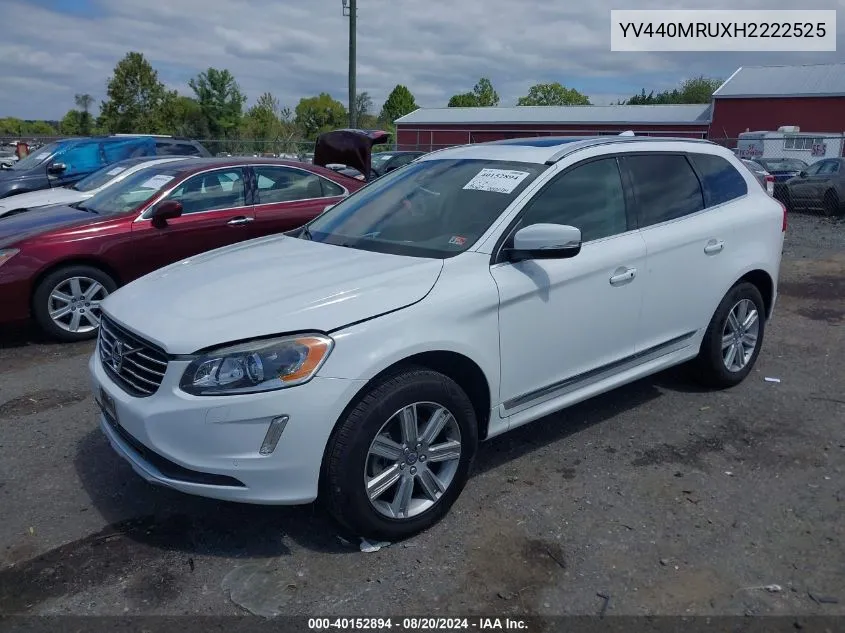 2017 Volvo Xc60 T5/Inscription VIN: YV440MRUXH2222525 Lot: 40152894