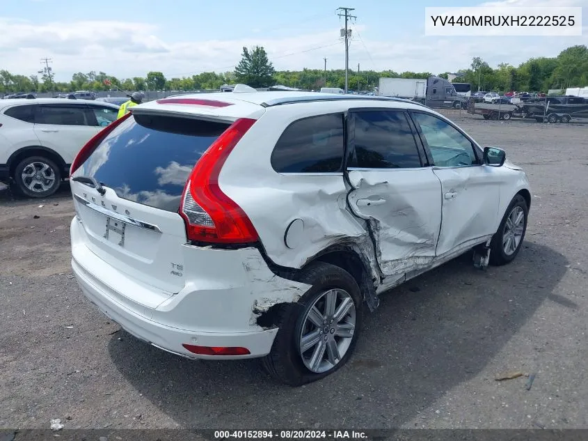 2017 Volvo Xc60 T5/Inscription VIN: YV440MRUXH2222525 Lot: 40152894