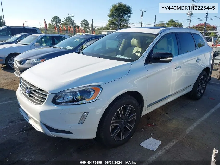 2017 Volvo Xc60 T5 Dynamic VIN: YV440MDR1H2225445 Lot: 40175699