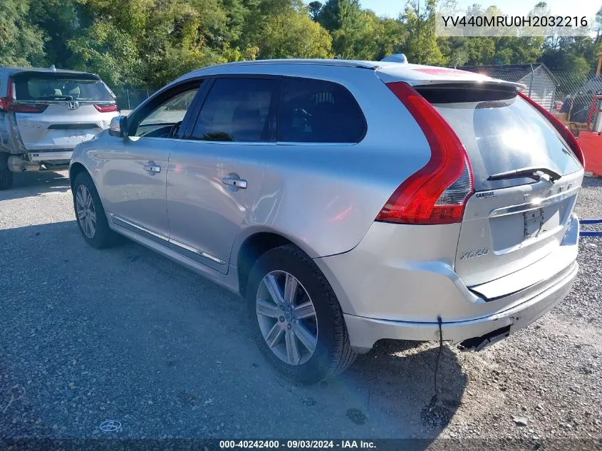 2017 Volvo Xc60 T5 Inscription VIN: YV440MRU0H2032216 Lot: 40242400