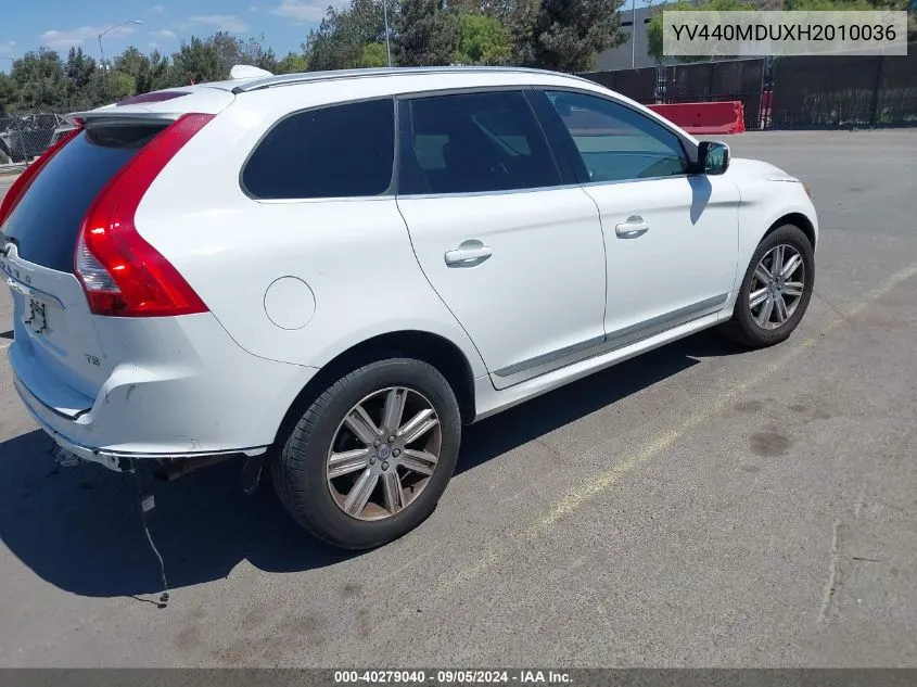 YV440MDUXH2010036 2017 Volvo Xc60 T5/Inscription