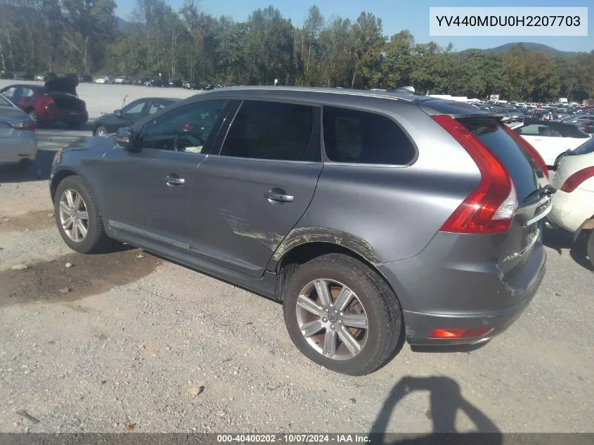 2017 Volvo Xc60 T5/Inscription VIN: YV440MDU0H2207703 Lot: 40400202