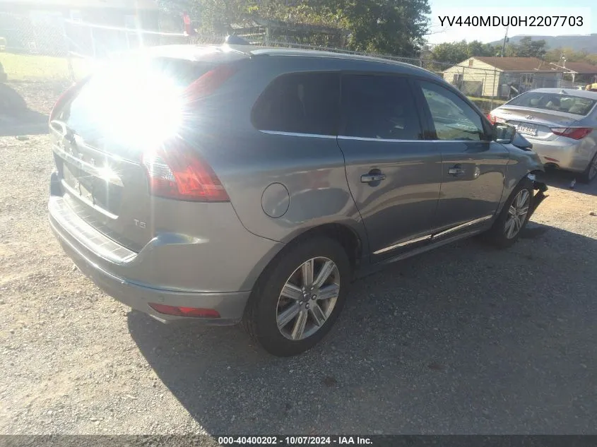 2017 Volvo Xc60 T5/Inscription VIN: YV440MDU0H2207703 Lot: 40400202