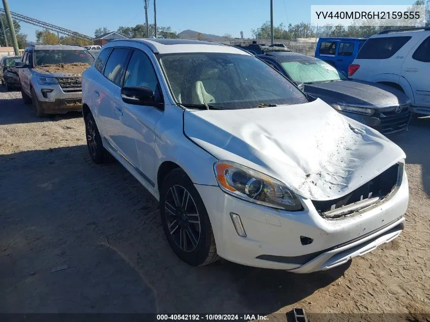 2017 Volvo Xc60 T5/Dynamic VIN: YV440MDR6H2159555 Lot: 40542192