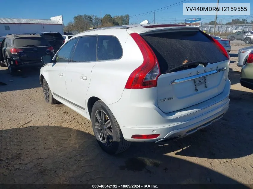 2017 Volvo Xc60 T5/Dynamic VIN: YV440MDR6H2159555 Lot: 40542192