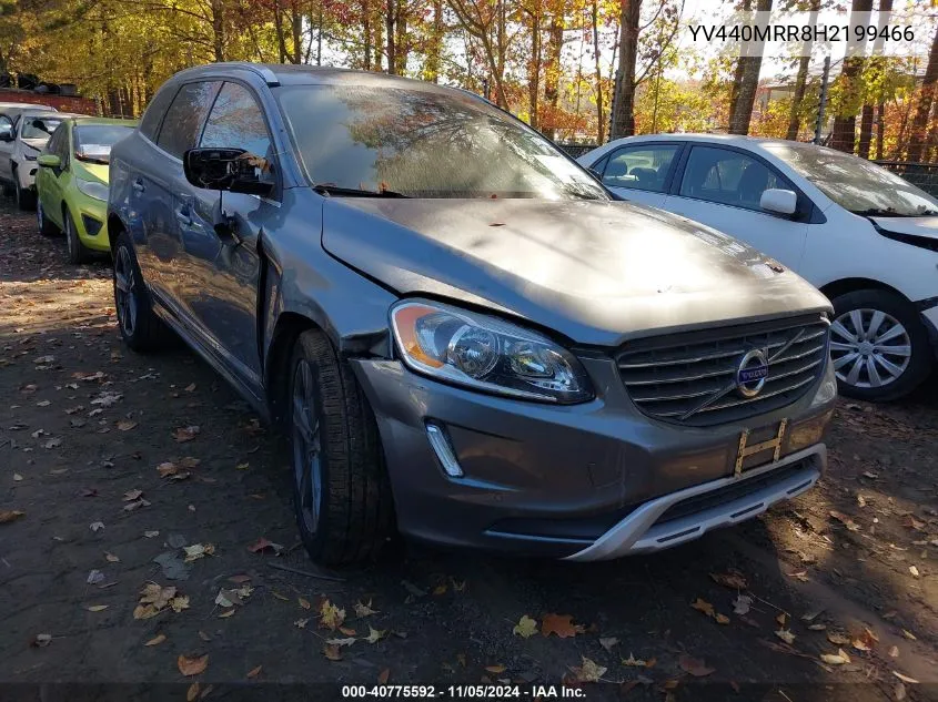 2017 Volvo Xc60 T5 Dynamic VIN: YV440MRR8H2199466 Lot: 40775592