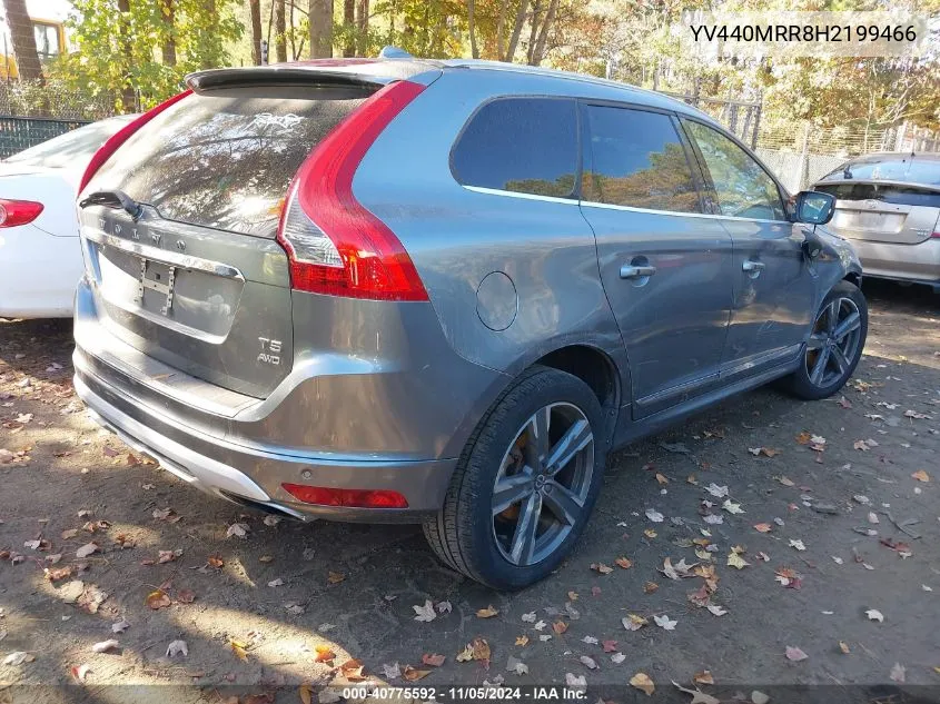 2017 Volvo Xc60 T5 Dynamic VIN: YV440MRR8H2199466 Lot: 40775592