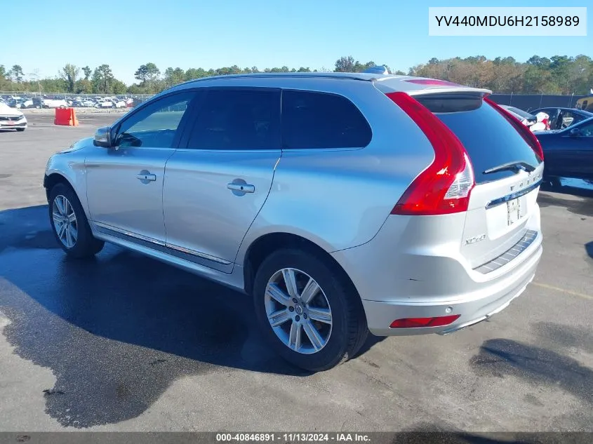 YV440MDU6H2158989 2017 Volvo Xc60 T5 Inscription